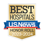 Best Hospitals - U.S. News & World Report - Honor Roll 2023-2024 Badge