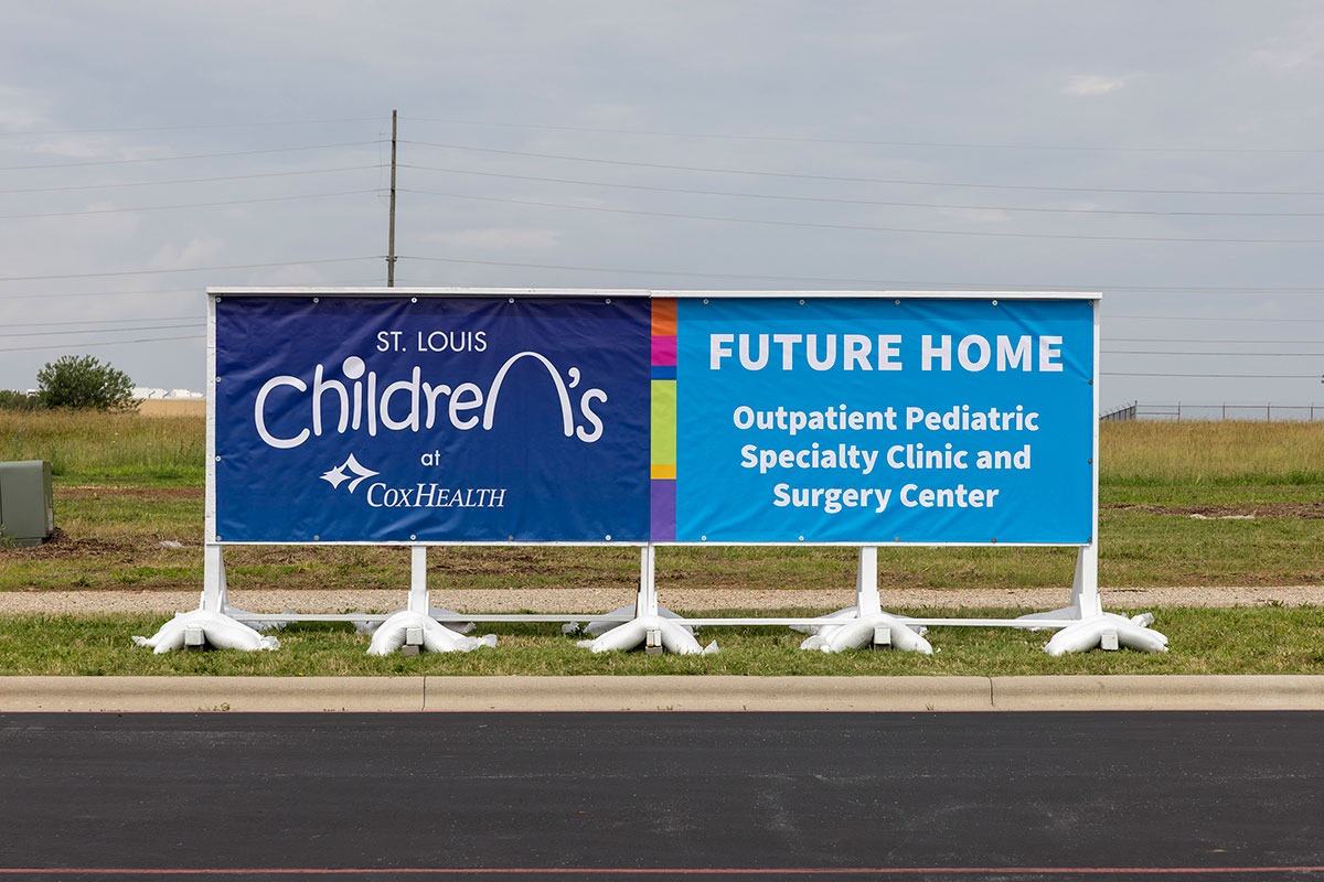 Outpatient Pediatric Specialty Clinic Surgery Center signage